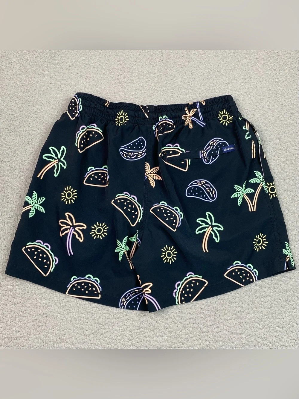 Chubbies Swim Trunks Men's Size M Mesh Lined Beach Summer Surf 5
